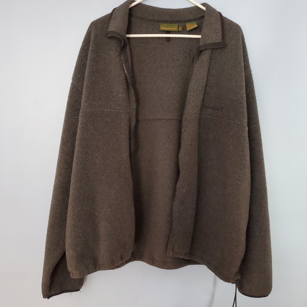 Men's Timberland fleece zip up jacket, 2X